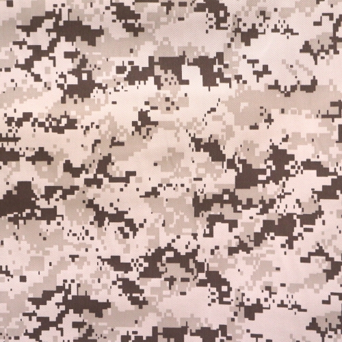 Kamuflaaž mustriga (Camoufiage Sand) paksem puuvillasegu riie, 145cm