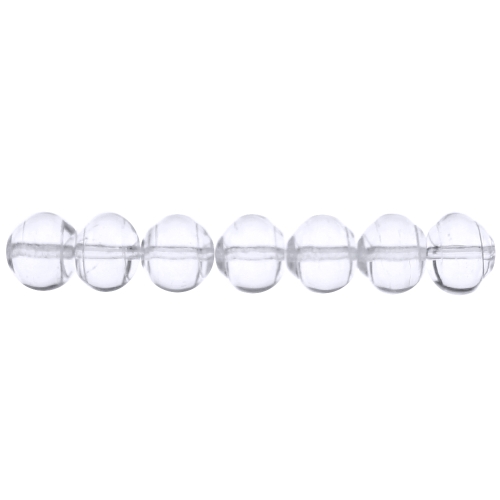Ümar spiraalja süvendiga värvitu läbipaistev 12x11mm klaashelmes