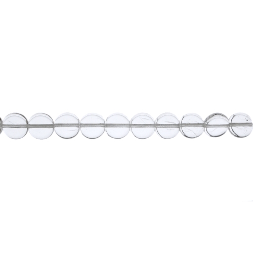 Mündikujuline põiki auguga värvitu läbipaistev, 8x3mm