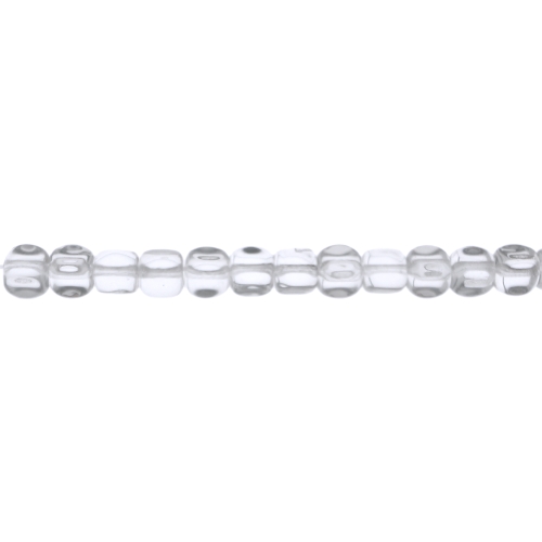 Kandiline värvitu läbipaistev 5,5mm klaashelmes (Preciosa)