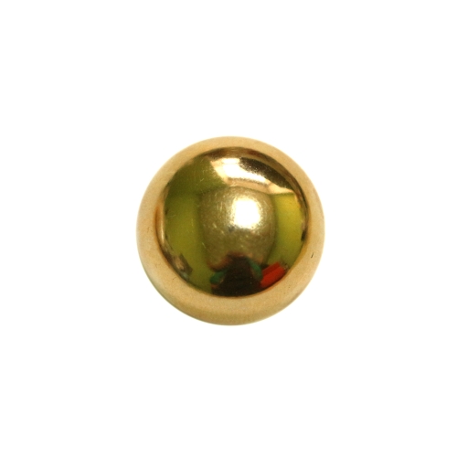 Ümar, poolkera kujuline, kannaga metallnööp, 23mm/36L