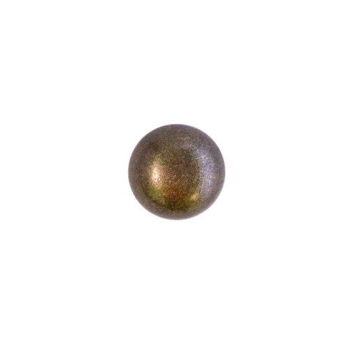 Ümar, poolkera kujuline, kannaga metallnööp, 15mm/24L