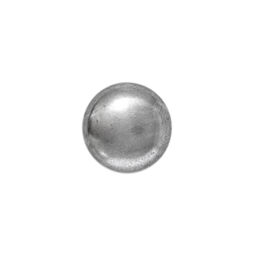 Ümar, kumera pinnaga, kannaga metallnööp, 18mm/28L