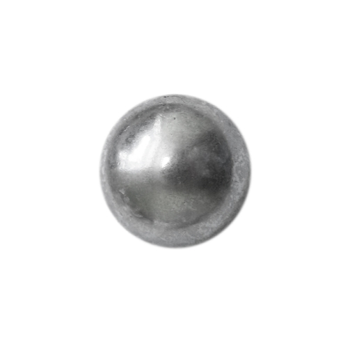 Ümar, poolkera kujuline, kannaga metallnööp, 20mm/30L