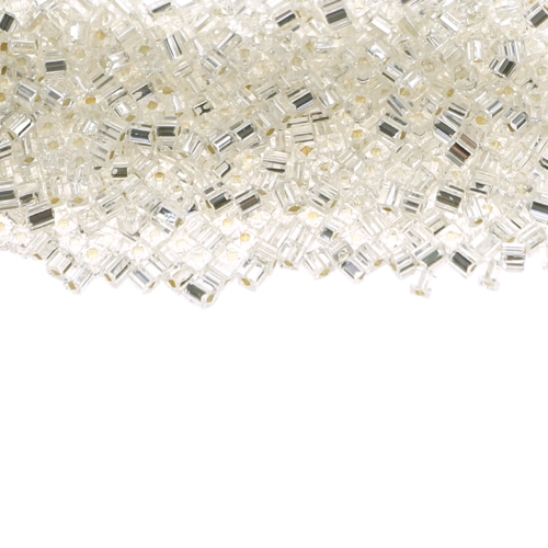 Kuutiomainen siemenhelmi, nelikulmainen reikä, (2,1 x 2,1 mm), Preciosa
