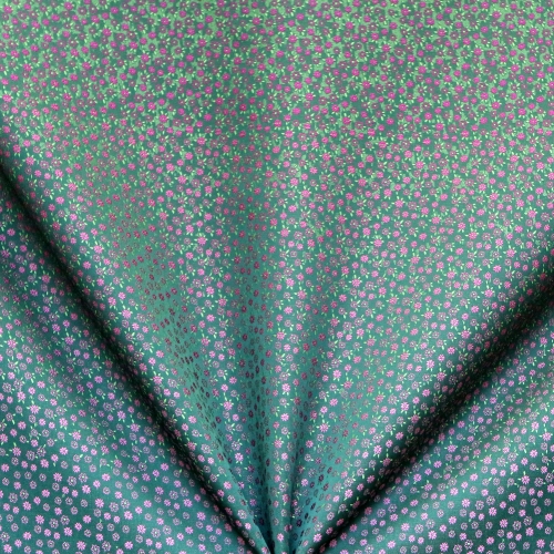Kauniläikeline, pidulik, luksuslik lillemustriga kostüümikangas, Žakard, 138cm, 17251/199746