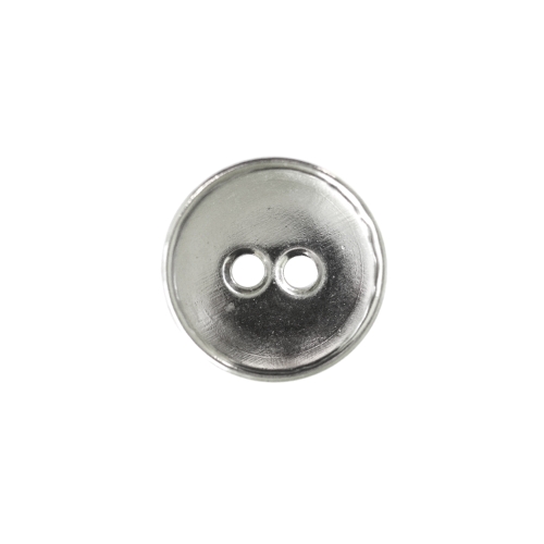 Kõrgete äärtega, kahe auguga metallnööp, 20mm/32L