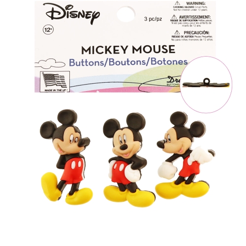 3D kannaga dekoratiivnööbid, max 3,5 cm, 3 tk, Dress It Up #7716 (USA)