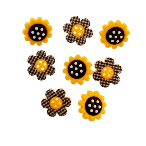 3D kannaga dekoratiivnööbid, max 1,9 cm, 8 tk, Dress It Up #9378 (USA)
