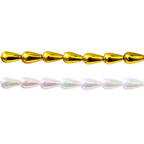 Tilgakujulised värvilised plasthelmed 10 x 6mm