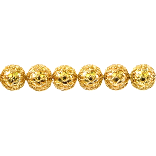 Reljeefse võrgumustriga ümar metallhelmes, 9mm