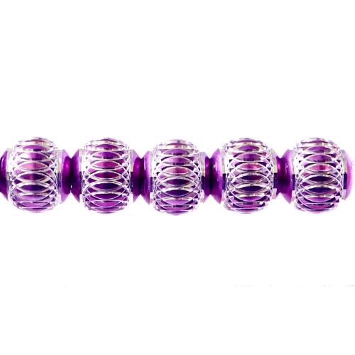 Ümar reljeefse mustriga alumiiniumhelmes, 10mm
