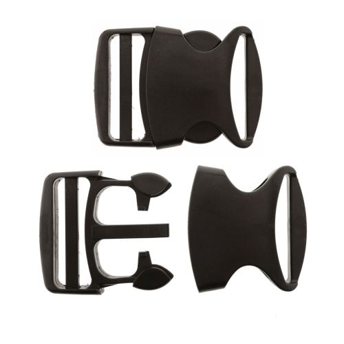 Muovinen pistolukko, nauhalukko 57 mm x 80 mm, sopii hihnaan leydella 50 mm