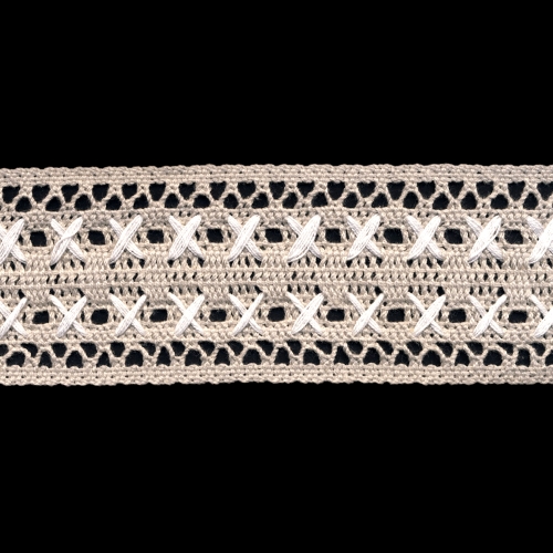Puuvillane vahepits K-5011 laiusega 5,5 cm