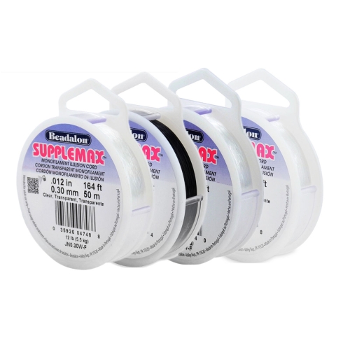 Monofilamentniit, tamiil, Supplemax ø0,15 - 0,50 mm; Beadalon