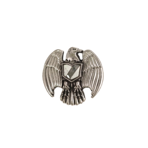 Kotkakujuline, metallist, kannaga nööp 21mm, 34L