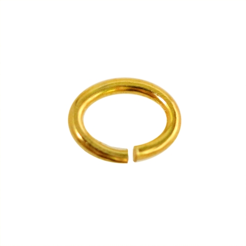 Ovaalsed metallrõngad 6,5 x 5 mm, 24 tk