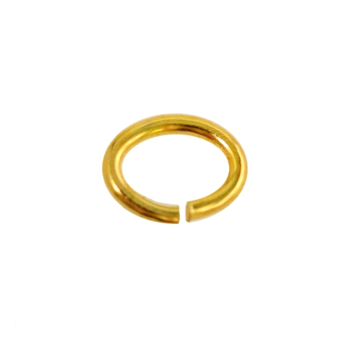 Ovaalsed metallrõngad 6 x 4,5 mm, 24 tk