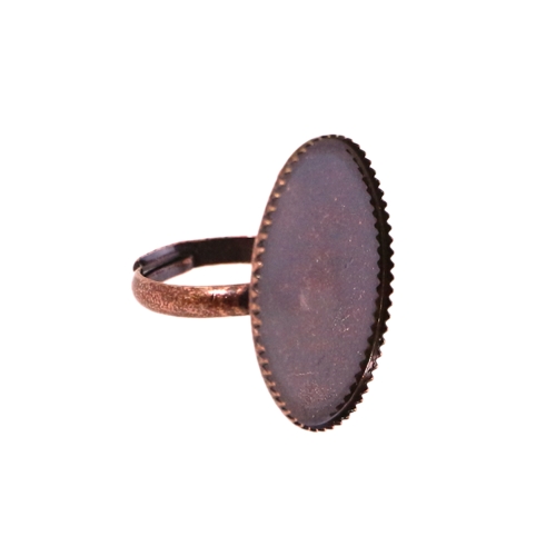 Sõrmusetoorik ovaalse plaadiga / 25 x 18mm