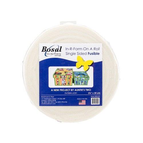 Triigitav tugimaterjal ühepoolse liimiga In-R-Form, 5,8 cm x 18,2 m, Bosal 495S-20