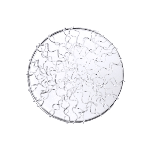 Circular Spiral Wire Charm, 40mm