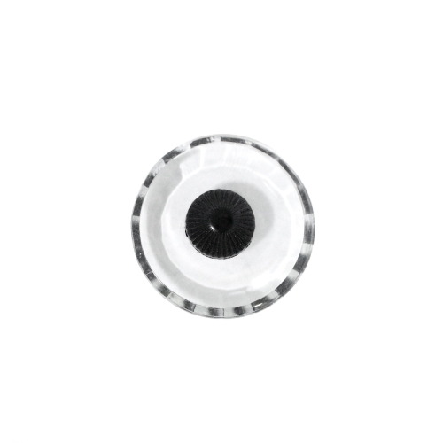 Värvitu, läbipaistev, tahuline, kannaga plastiknööp, 21mm, 32L