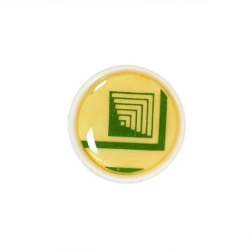 Geomeetrilise mustriga, klaasjas, kannaga plastiknööp, 23mm, 36L