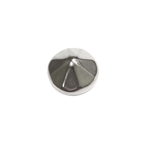 Metallist, needitaoline, alt nelja auguga nööp, 12mm, 18L