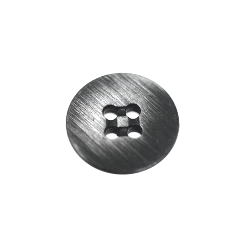 Harjatud mustriga, nelja auguga metallnööp, 15mm, 24L