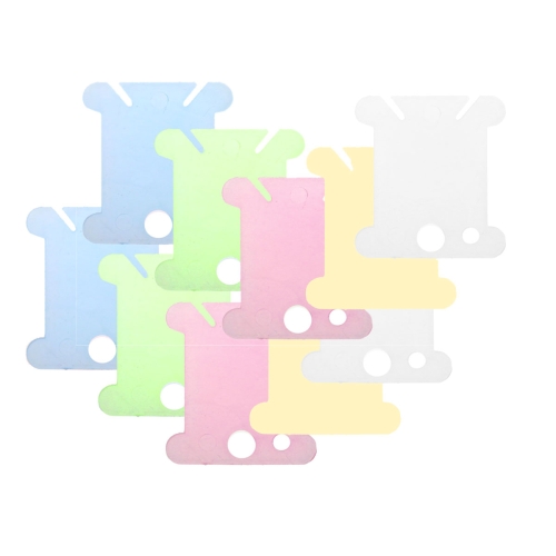 Läbikumavast plastikust niidi-, lõngapoolid, 10 tk, 3,8 x 3,5 cm, KL1776