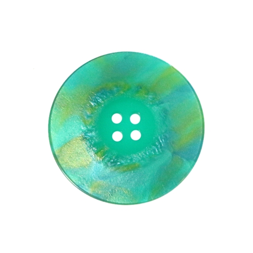 Suur, segatud pärlmuttertoonidega,nelja auguga plastiknööp, 44mm