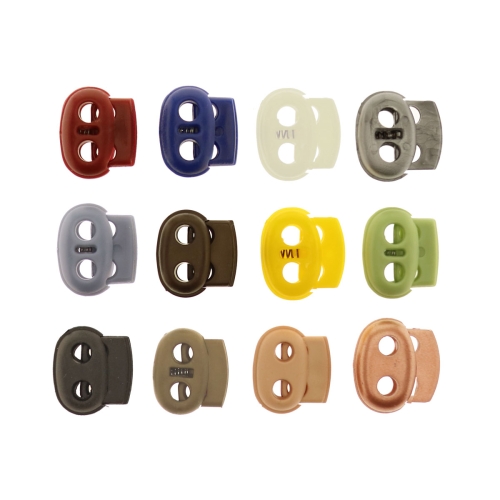 Kahe auguga plaststopper 23-25 mm x 20 mm nöörile max. ø4 mm