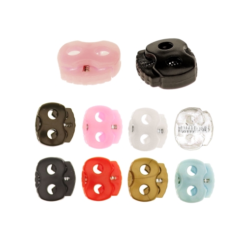 Väiksem plaststopper ø17 x 15,5 mm nöörile max. ø3 mm