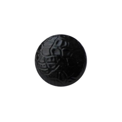 Nahamustriga, kannaga plastiknööp, 23mm, 36L