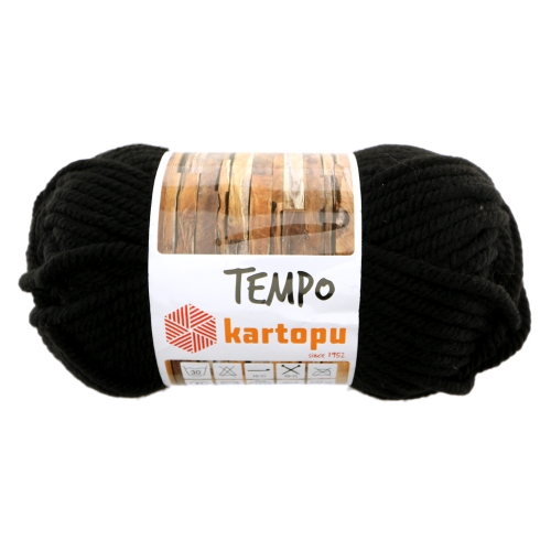 Jäme villasisaldusega lõng Tempo, Kartopu, 200 g = 80 m