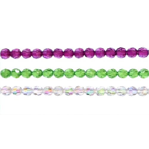 Ümmargune tahuline kristall 4mm