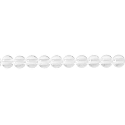 Ümar läbikumav akrüülhelmes 6mm