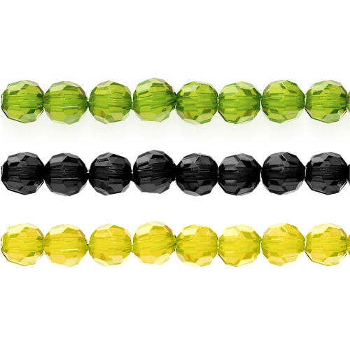 Ümmargune tahuline kristall 8mm