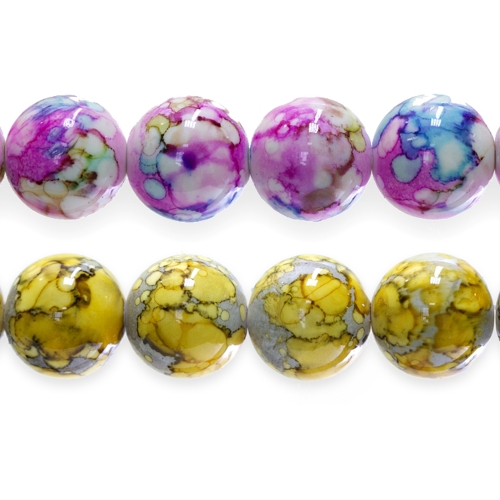 Ümmargune kirju akrüülhelmes 15mm