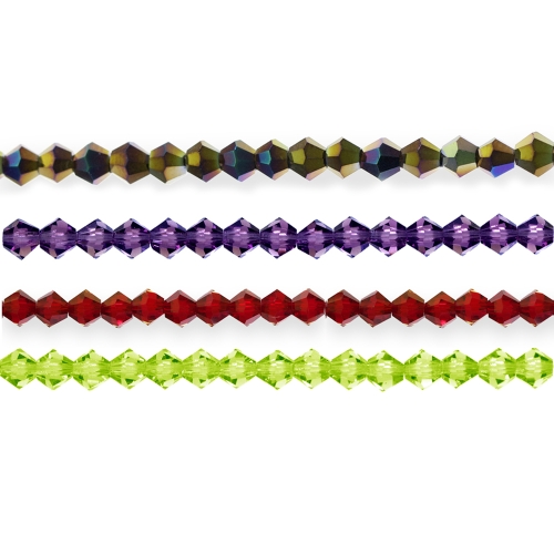 Tahulised klaashelmed ( topeltkoonused ), 4mm