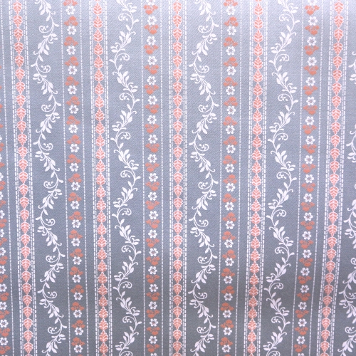 Satiin, luksuslik puuvillane kangas kerge läikega, lille- ja triibumustriga, 148cm, TM2001