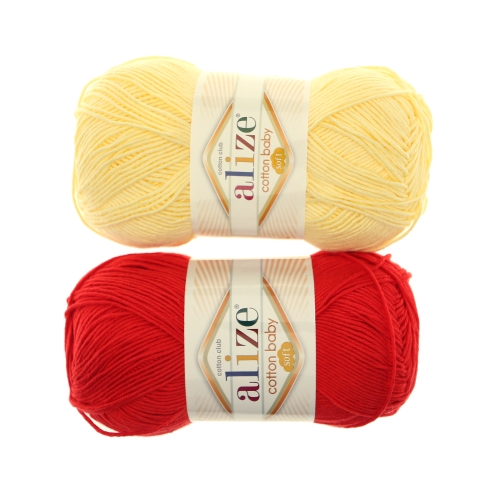 Пряжа с содержанием хлопка Cotton Baby Soft, Alize