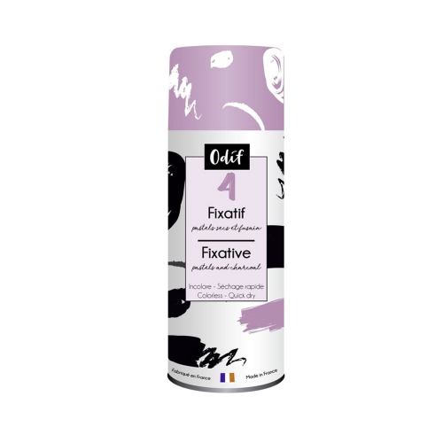 Fiksatiivaerosool pastelli-, kriidi- ja söejoonistustele, 400 ml, Fixatif Odif #4