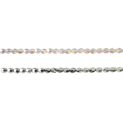 Ovaalsed tahulised plastikhelmed 5 x 4mm