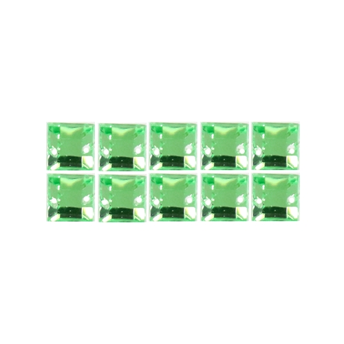 Ruudukujuline plastkristall, 6 mm, 10 tk