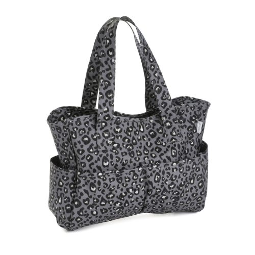Käekott, nn käsitöötarvikute kott, Leopard (Matt PVC), (d/w/h): 11 x 34 x 28 cm, Hobby Gift MRB-574