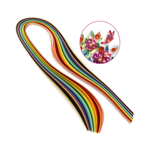Paper quilling stripes, 100 pcs, 50 cm x 3 mm, KL1925