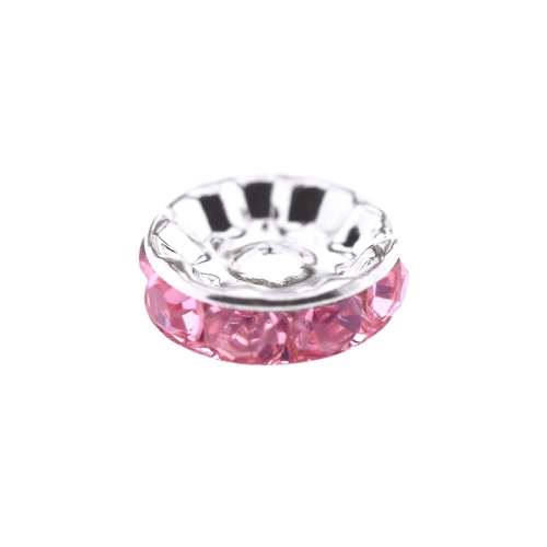 Vahedetail klaaskristallidega, 10 x 4mm