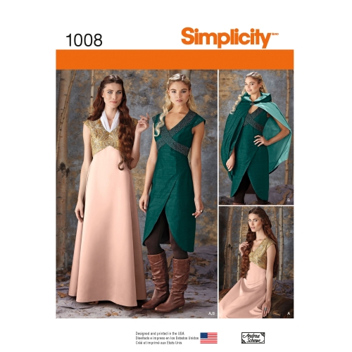 Naiste fantaasiariietus, Simplicity Pattern #1008