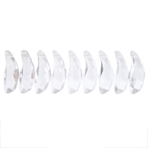 Tilgakujuline tahuline lopergune kristall 30 x 12mm